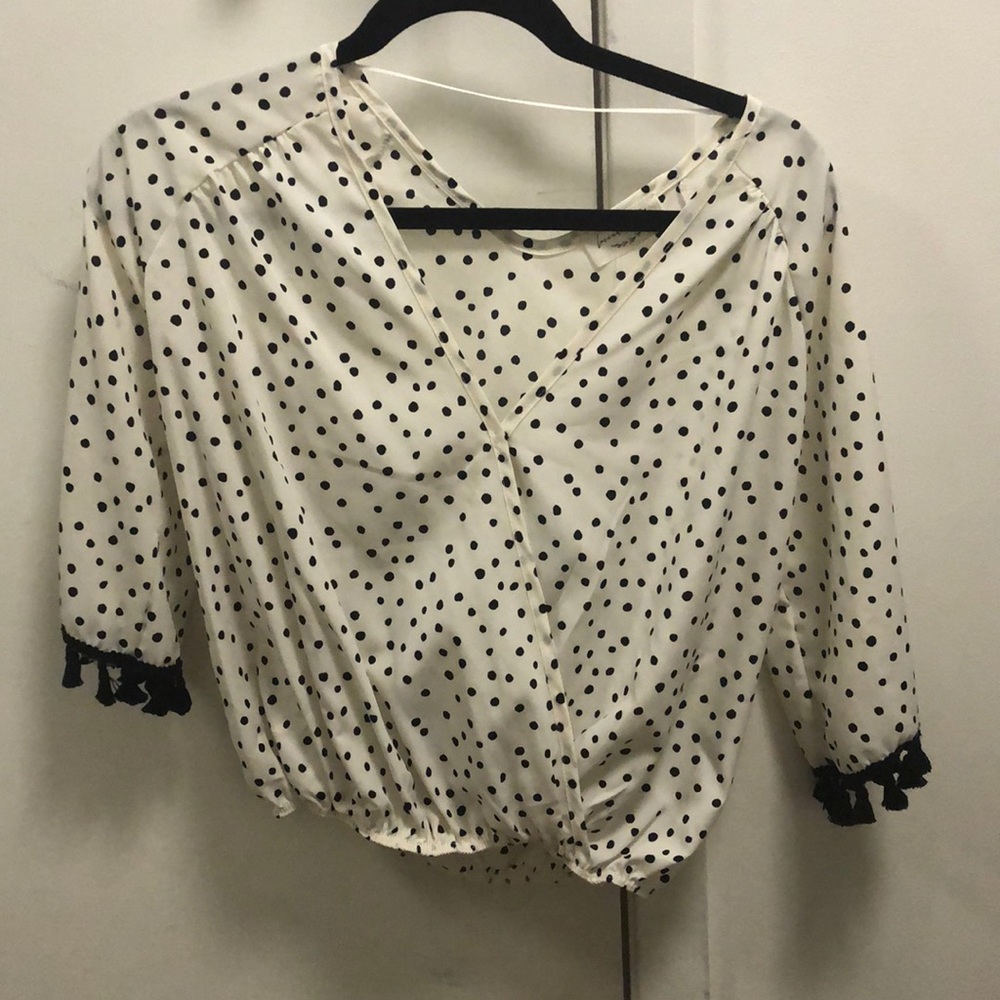 Polka dot crop top!